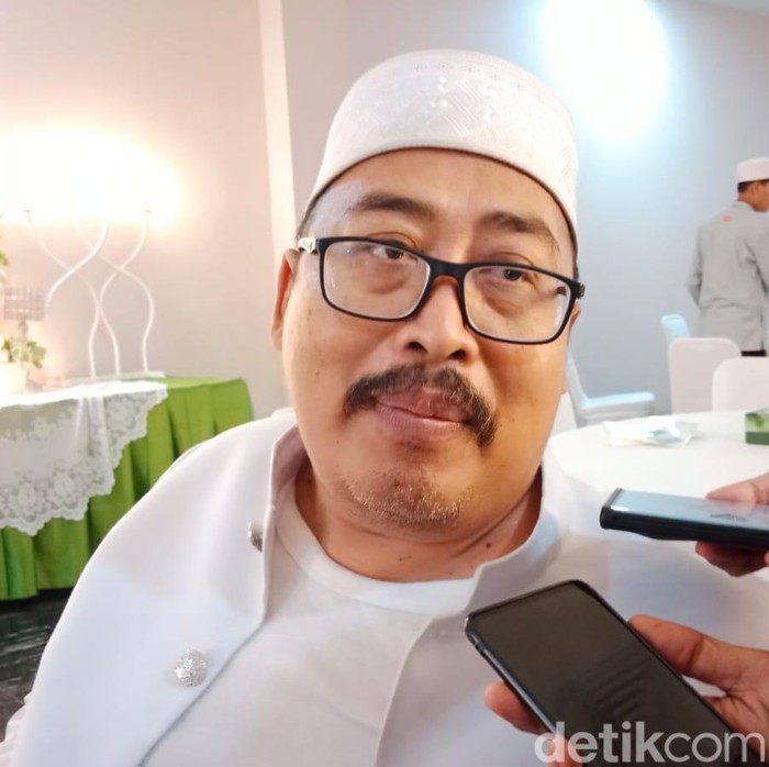 Ketua PBNU KH Ahmad Fahrur Rozi atau Gus Fahrur saat ditemui di Surabaya.