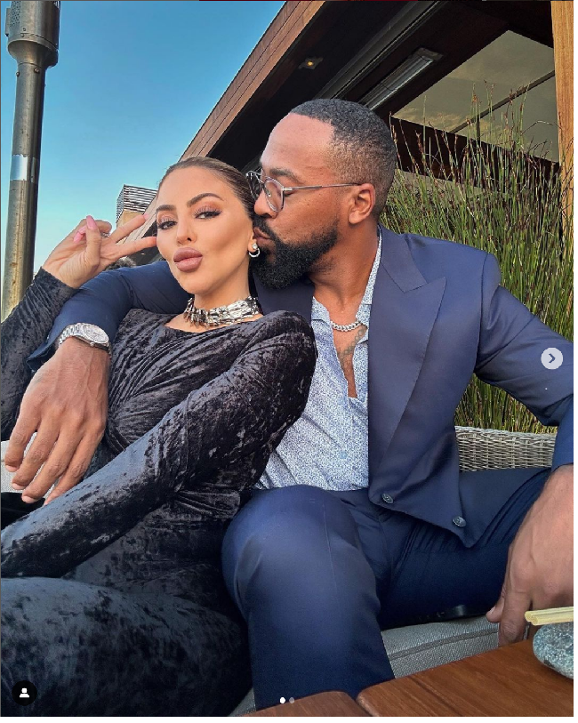Marcus Jordan dan Larsa Pippen bekerja bersama dengan membuat siaran Podcast bernama Separation Anxiety.  Foto: Dok. Instagram larsapippen, heirmj523