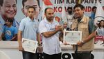 Momen Relawan Erick Thohir Deklarasi Dukung Prabowo-Gibran