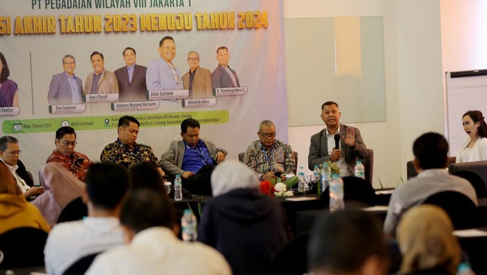 Pegadaian Optimis Hadapi Tantangan di 2024 PT Pegadaian Kanwil VIII Jakarta 1 mengaku optimis dengan capaian kinerja di 2023 dan siap menghadapi tantangan di tahun 2024.