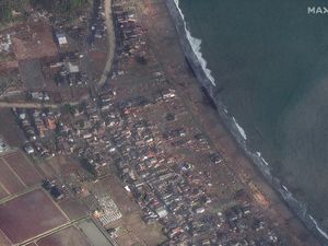 Penampakan Before-After Dampak Gempa di Jepang via Satelit