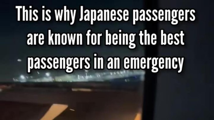 Penumpang di Japan Airlines (JAL) dipuji karena bertindak dengan tepat.