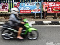 Ruwet! APK Caleg Menjamur di Pohon-pohon