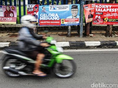 Ruwet! APK Caleg Menjamur di Pohon-pohon