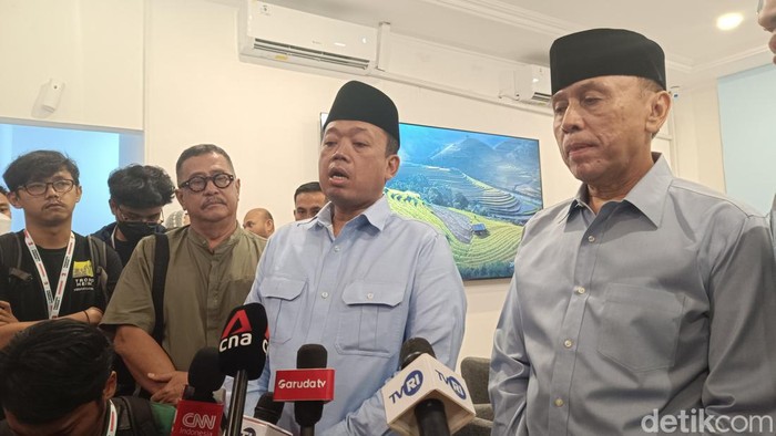 Sekretaris TKN Prabowo-Gibran, Nusron Wahid (Rizky Adha Mahendra/detikcom)