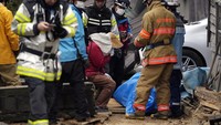 Pada Rabu (3/1/2024), para pejabat otoritas Prefektur Ishikawa melaporkan bahwa jumlah korban tewas akibat gempa bumi bertambah menjadi sedikitnya 62 orang. AP Photo/Hiro Komae.