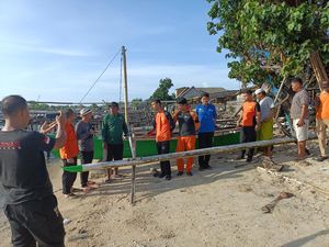 Nelayan Takalar Terdampar Usai Pancing Ditarik Ikan Besar di Laut Dievakuasi