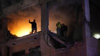 Serangan ini menandakan konflik antara Hamas dan Israel dapat meluas hingga mencakup lebih banyak wilayah di wilayah tersebut. (AP/Hussein Malla) 