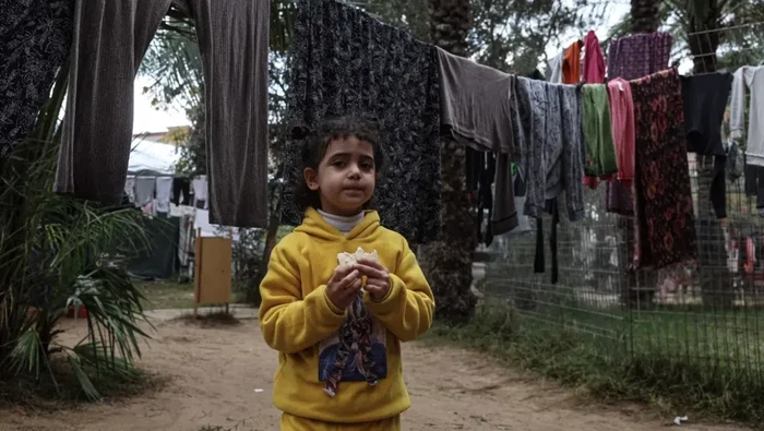 Anak kecil di Gaza Anak kecil di Gaza mengungsi di kebun binatang Rafah.