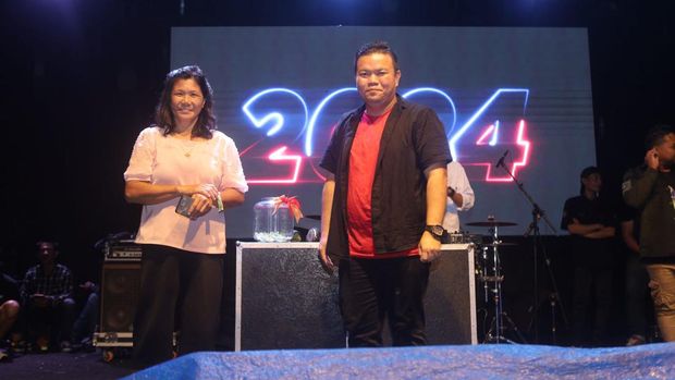 Arbi Leo buat acara malam tahun baru di Bangka dengan mengundang Aldi Taher.