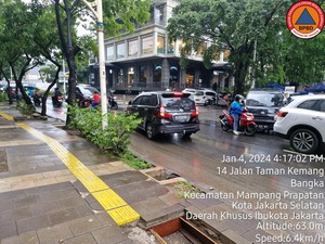 Banjir di 4 Kelurahan Wilayah Jakarta Selatan Sudah Surut