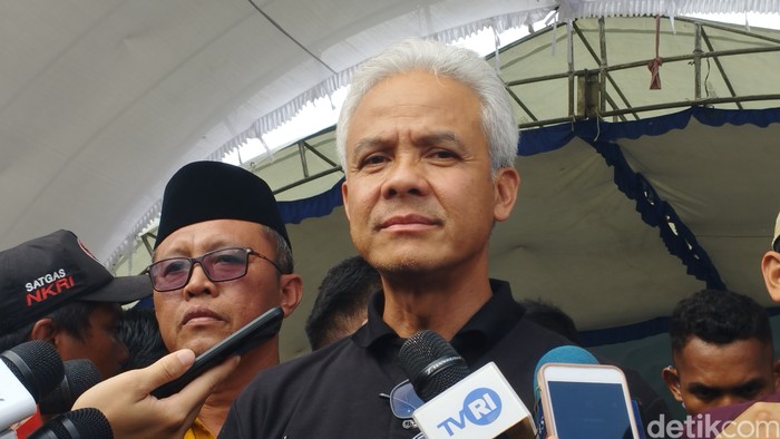 Ganjar Pranowo di Blora, Jawa Tengah.