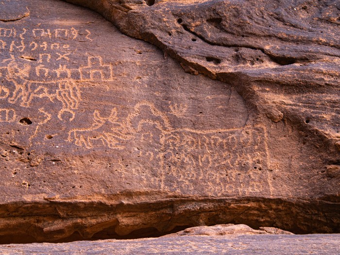 Al-ʿUla was the capital of the ancient Lihyanites (Dedanites). Jabal Ikmah contains hundreds of etched inscriptions acting as an open library for the Lihyanic and Dadanitic cultures. The walled city of Al-'Ula is packed with mud-brick and stone houses.