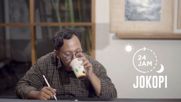 Jokopi, kafe 24 jam di Surabaya.