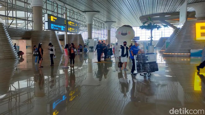 Kondisi terminal keberangkatan di Bandara Yogyakarta International Airport (YIA), Kulon Progo, Kamis (4/1/2024).