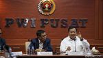Momen Prabowo Bicara Kebebasan Pers Saat Dialog dengan PWI