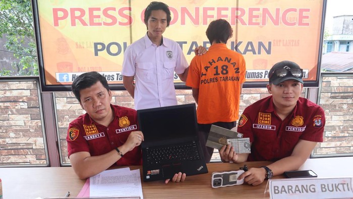 Pelaku pembobolan rumah WNA asal China di Tarakan ditangkap polisi.