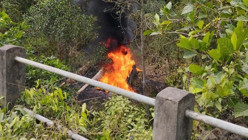 Pipa SPAM Pantai Selatan di Desa Lendang Nangka Utara, Kecamatan Masbagik Lombok Timur, NTB. (Humas Polres Lombok Timur)