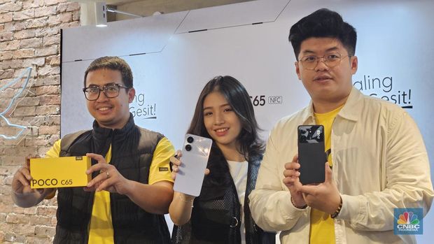 Poco C65 Rilis di RI, HP Murah Harga Rp 1 jutaan.