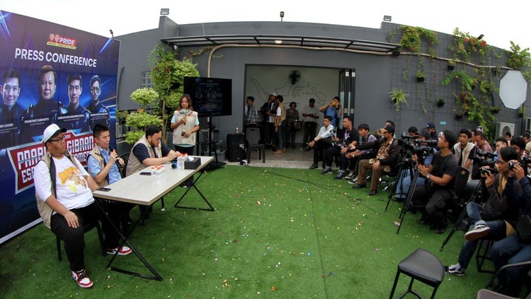 Relawan Prabowo Gibran menggelar e-sport Tournament Mobile Legends secara gratis dan memperebutkan total hadiah Rp 22.222.222,-