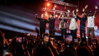 Melihat Instagram noah_site (2/2/2024), grup band Noah mengucapkan selamat tahun baru sekaligus membagikan kabar sedih. Mereka memutuskan pamit sampai waktu yang belum ditentukan. Foto: Instagram arielnoah