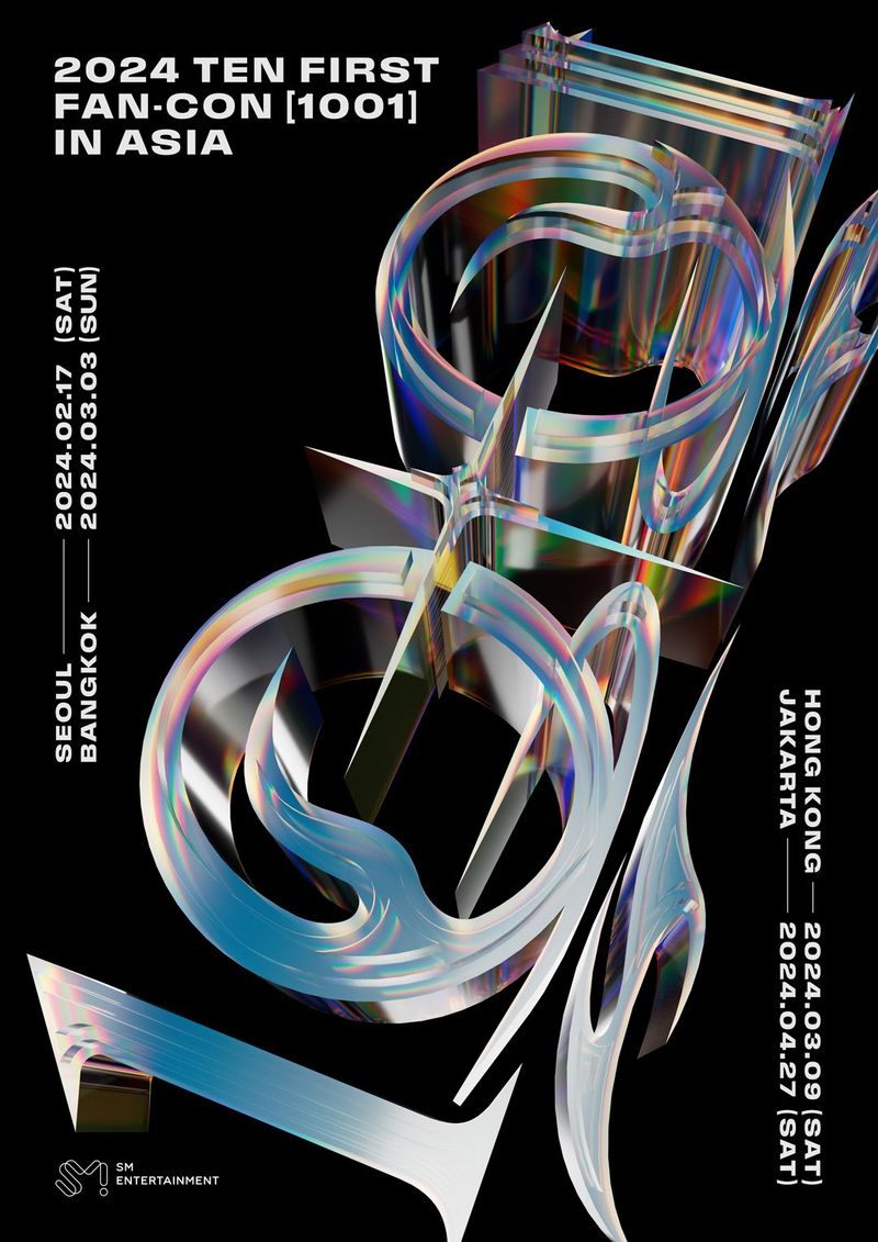 Poster fan-con solo Ten WayV.