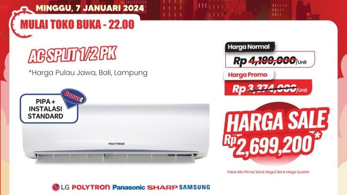AC diskon di Transmart