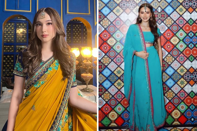 Ketika menghadiri acara diwali (perayaan agama Hindu), keduanya mengenakan baju India. Kamu suka gaya siapa? Foto: Instagram