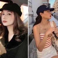Bagaimana ketika tampil dengan topi? Mana menurutmu yang lebih manis dan stylish? Foto: Instagram