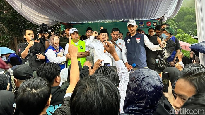 Cak Imin saat dialog bersama warga Garut (Fadil/detikcom).