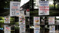 Pantauan detikcom, Jumat (5/1/2024), spanduk dukungan terhadap AMIN menghiasi kawasan Jalan Yos Sudarso, Jakarta Utara.