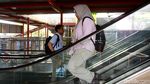 Duh, Eskalator Arah Turun di Halte Velbak Masih Rusak
