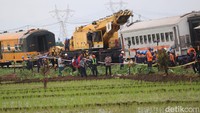 Dalam proses evakuasi tersebut, 200 personel dikerahkan yang terdiri dari tim KAI, KAI Commuter, BTP wilayah Jabar Kemenhub, Basarnas, dan Stakeholders terkait lainnya. Wisma Putra/detikJabar