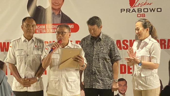 Hashim hadiri peresmian markas Laskar Prabowo 08 di Jaksel