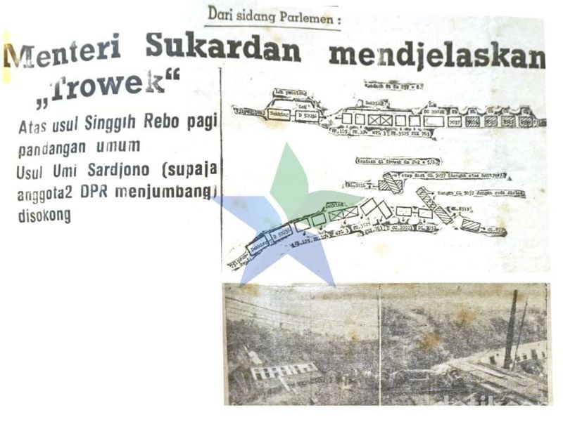 Ilustrasi kecelakaan kereta di Trowek, Kabupaten Tasikmalaya