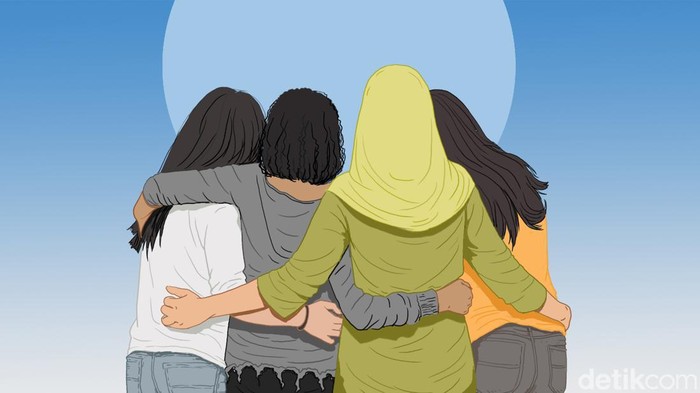 Ilustrasi Solidaritas Korban KDRT