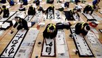 Jaga Tradisi, Anak-anak di Jepang Ikut Kontes Kaligrafi