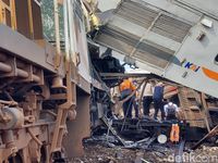 Imbas Tabrakan Kereta Di Bandung, KA Dari Jogja Lewat Jalur Memutar