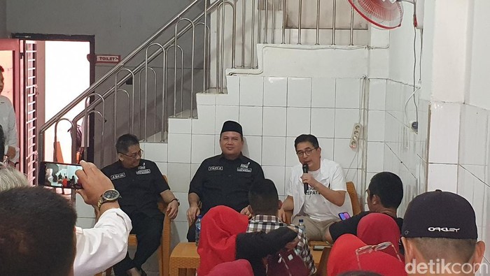 Ketua TPN, Arsjad Rasjid di Rumah Bersama Pelayan Rakyat (RBPR) Palembang.