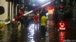 Komplek Pamulang Indah Tangsel Banjir Malam Ini