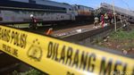 Penampakan Ringsek 2 Kereta Api yang Tabrakan di Cicalengka