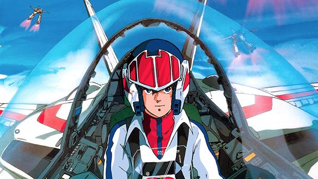 Cuplikan adegan anime Macross.