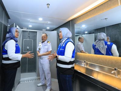 Mengintip Fasilitas Toilet Anyar di Kapal Pelni