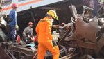 Foto Kecelakaan Kereta Turangga dan Baraya, Gerbong Terguling