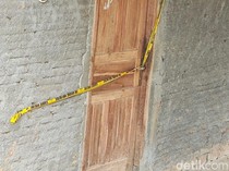 Penampakan TKP Suami Bunuh Istri di Gunungkidul Dipasangi Garis Polisi