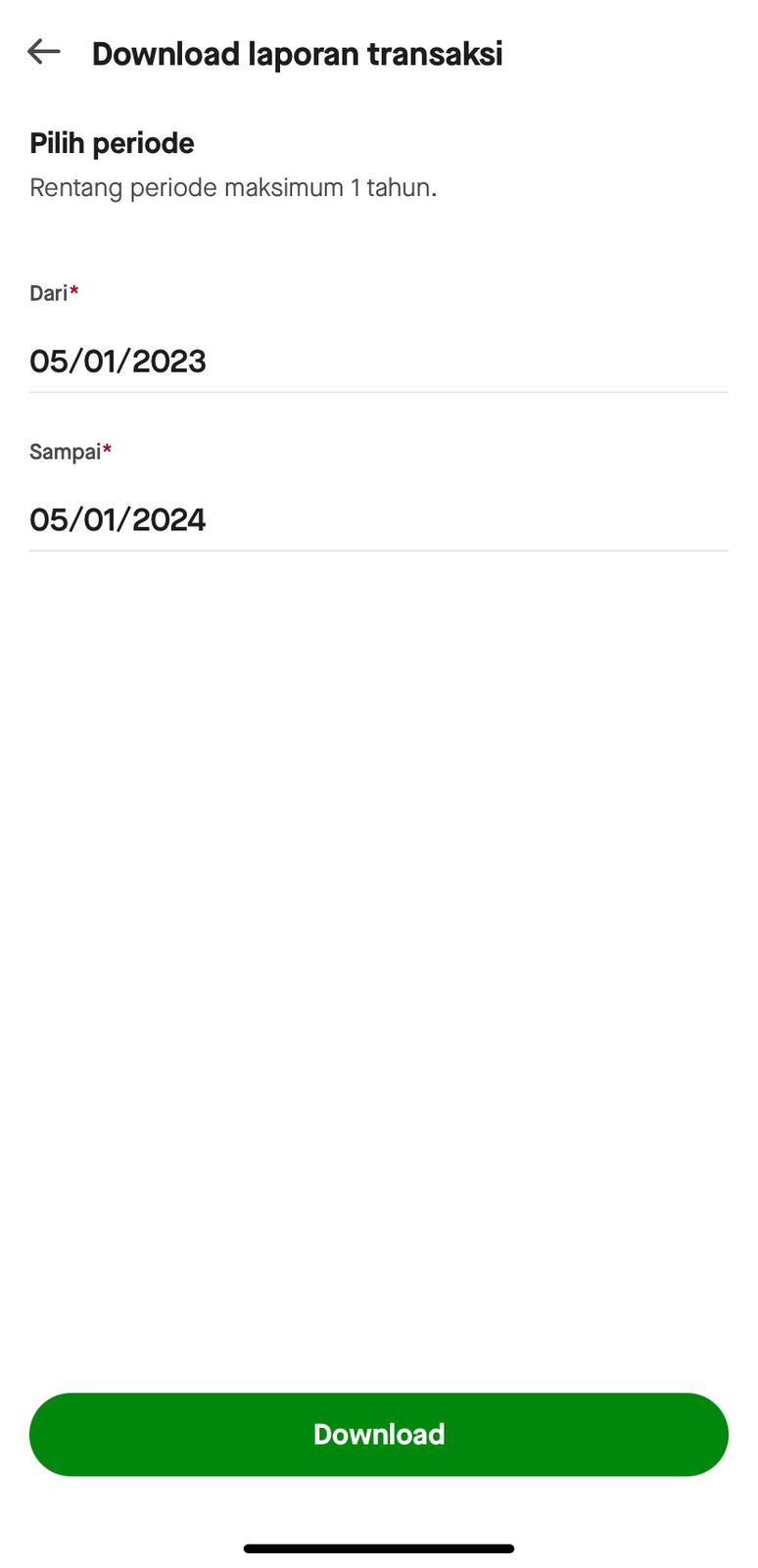 Screenshot Gojek Wrapped