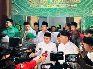 Sowan Kiai Ponpes Al Fallah Birru Garut, Cak Imin Minta Doa Menang Pilpres
