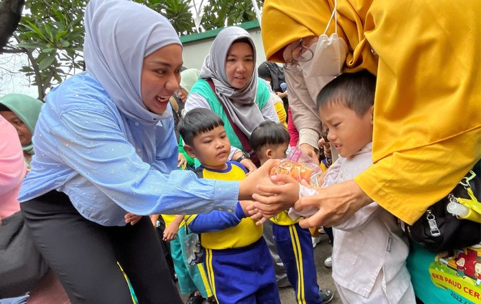 Zita Anjani Sapa Anak PAUD