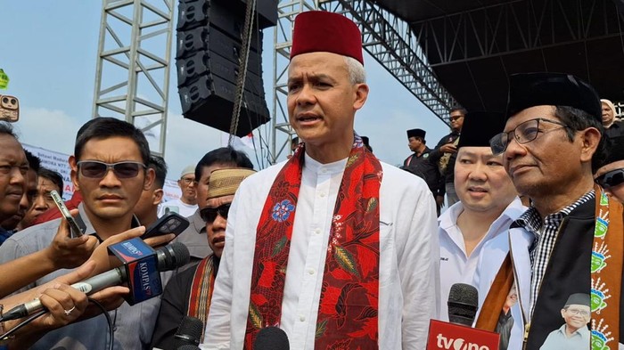 Capres nomor urut 3, Ganjar Pranowo.