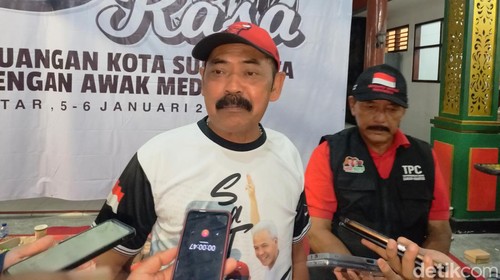 Ketua DPC PDIP Solo, FX Hadi Rudyatmo, Sabtu (6/1/2024).